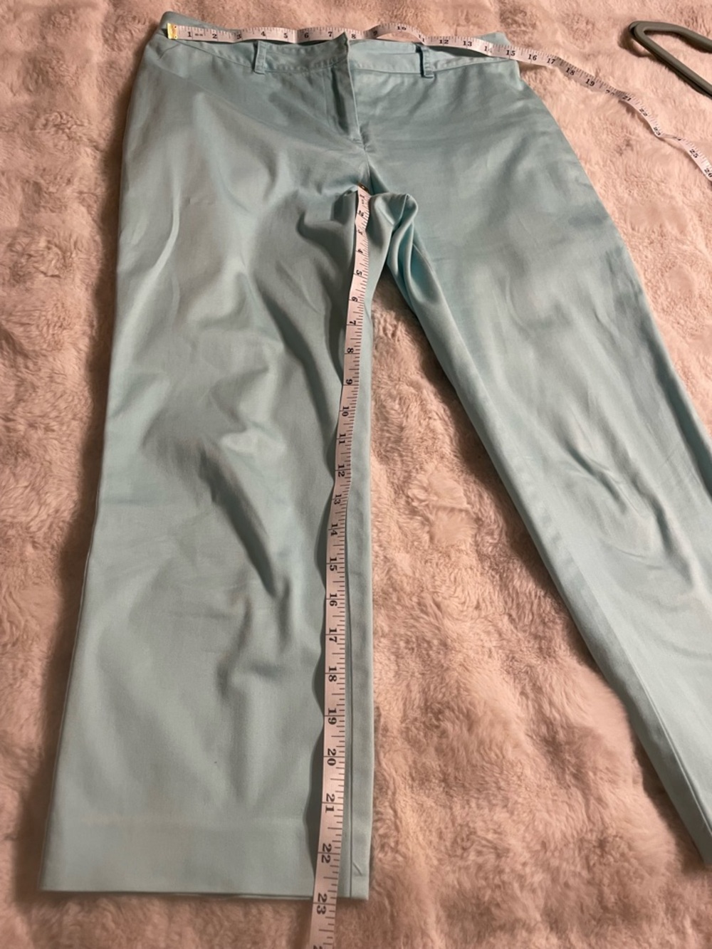 Charter Club Light Aqua Capri Pants - Picture 6 of 8